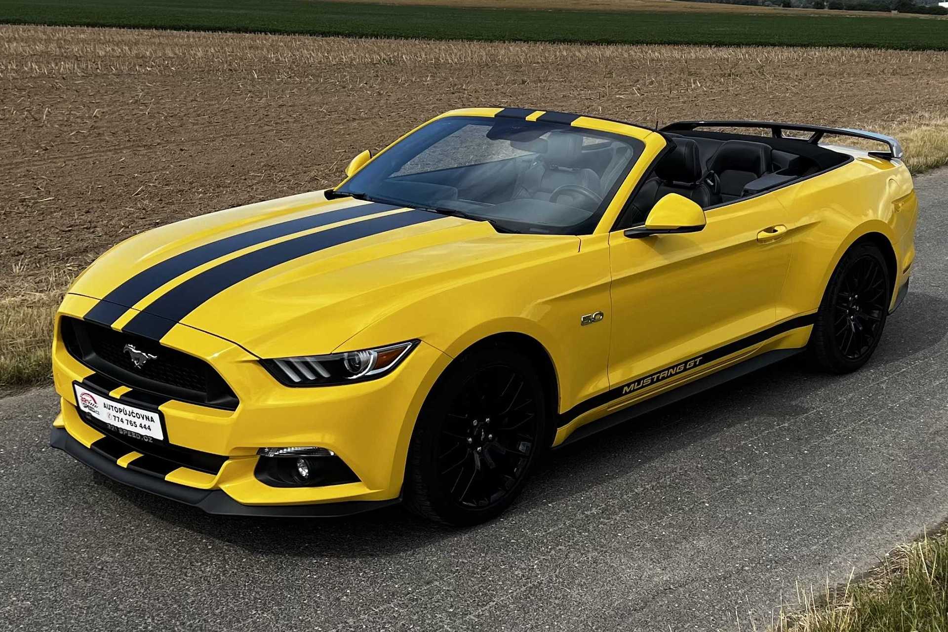 Ford Mustang GT 5.0 V8 Cabrio Yellow